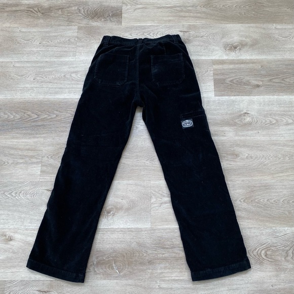 Poler Stuff Pants Mens 30x30 Black Corduroy Stretch Cotton Gorp Core Relaxed Fit - Picture 2 of 12